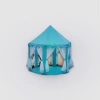 خيمة تخييم محمولة في الهواء الطلق في الخيام ذات الخطوط الزرقاء، مقاومة للماء وواء الشمس Specification image